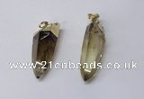 NGP2409 14*35mm - 16*50mm sticks quartz pendants wholesale