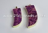 NGP2440 18*40mm - 20*50mm horn sea sediment jasper pendants