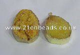 NGP2470 45*55mm - 50*65mm freeform druzy agate pendants wholesale