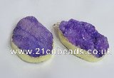NGP2471 45*55mm - 50*65mm freeform druzy agate pendants wholesale