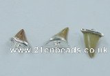 NGP2496 15*18mm - 18*20mm shark teeth pendants wholesale