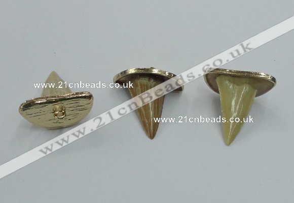 NGP2499 18*20mm - 22*25mm shark teeth pendants wholesale