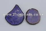 NGP2712 45*50mm - 55*75mm freeform druzy agate pendants