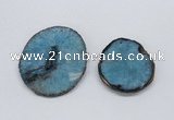 NGP2714 45*50mm - 55*75mm freeform druzy agate pendants