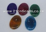 NGP2751 35*50mm oval agate gemstone pendants wholesale