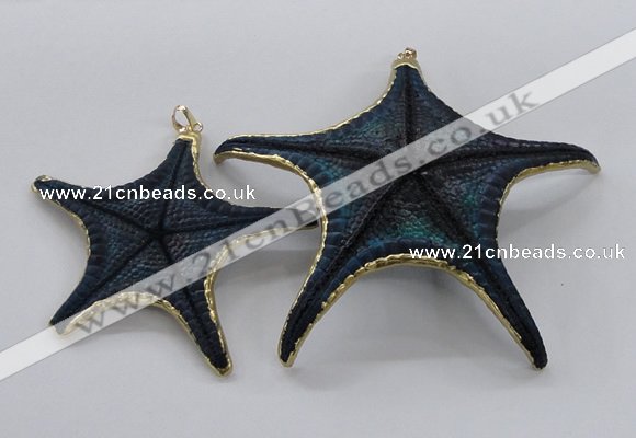 NGP2765 50*55mm - 75*85mm starfish pendants wholesale