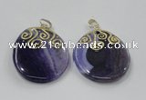 NGP2829 30*35mm - 35*45mm freeform agate gemstone pendants wholesale