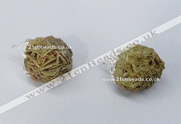 NGP2904 15*20mm - 25*30mm freeform desert rose pendants wholesale
