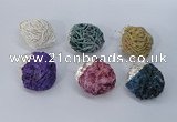 NGP2909 15*20mm - 25*30mm freeform desert rose pendants wholesale