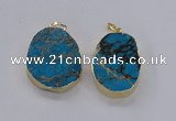 NGP2946 25*35mm – 35*45mm freeform sea sediment jasper pendants