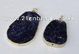 NGP2956 25*35mm - 35*45mm freeform sodalite pendants wholesale