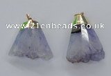 NGP2962 20*35mm - 30*45mm freeform druzy agate pendants