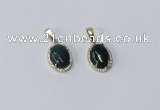 NGP3000 10*14mm oval agate gemstone pendants wholesale