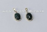 NGP3000 10*14mm oval agate gemstone pendants wholesale