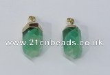 NGP3024 12*30mm – 15*40mm sticks fluorite gemstone pendants