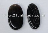 NGP3032 25*50mm – 30*55mm oval agate gemstone pendants