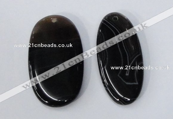 NGP3032 25*50mm – 30*55mm oval agate gemstone pendants