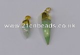 NGP3107 9*20mm – 11*40mm sticks Australia chrysoprase pendants