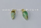 NGP3108 10*20mm - 10*25mm sticks Australia chrysoprase pendants