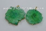 NGP3200 35*40mm - 45*50mm freeform druzy agate pendants