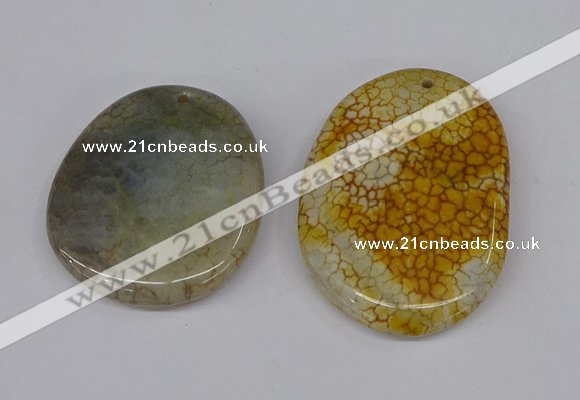 NGP3203 35*40mm - 40*50mm freeform agate slab pendants