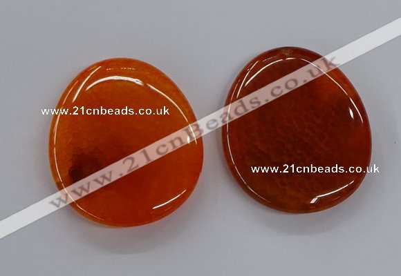 NGP3230 42*52mm - 45*55mm freeform agate gemstone pendants