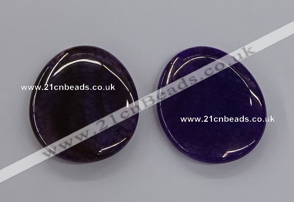 NGP3231 42*52mm - 45*55mm freeform agate gemstone pendants