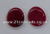 NGP3232 42*52mm - 45*55mm freeform agate gemstone pendants