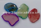 NGP3246 55*65mm - 50*75mm freeform agate slab pendants