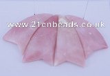 NGP33 Fashion pink opal gemstone pendants set jewelry wholesale