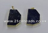 NGP3503 30*40mm - 30*45mm freeform lapis lazuli pendants