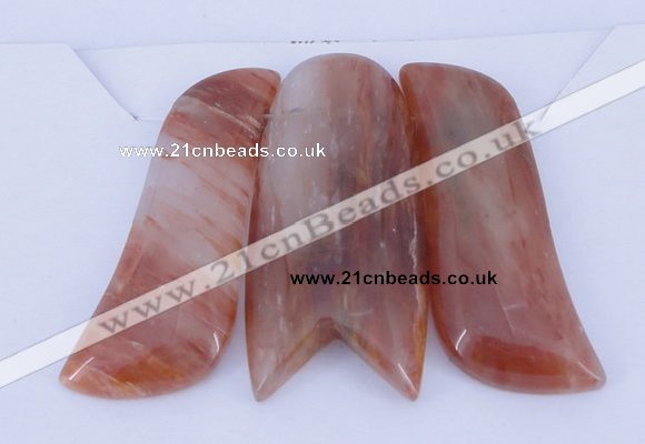 NGP38 Fashion red quartz gemstone pendants set jewelry wholesale