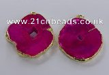 NGP3833 50*65mm - 60*70mm freeform druzy agate pendants