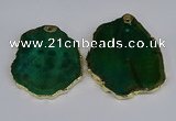 NGP3885 45*55mm - 50*60mm freeform agate gemstone pendants