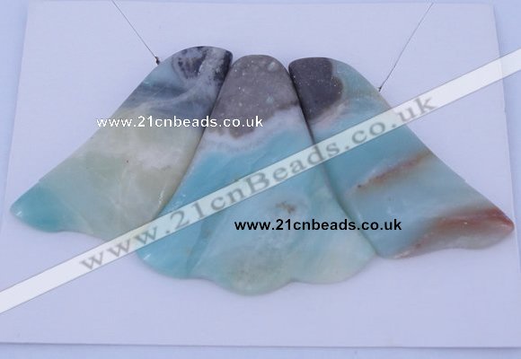 NGP42 Fashion amazonite gemstone pendants set jewelry wholesale