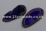 NGP4247 30*50mm - 45*75mm freefrom agate pendants wholesale