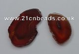 NGP4248 30*50mm - 45*75mm freefrom agate pendants wholesale