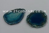 NGP4250 30*50mm - 45*75mm freefrom agate pendants wholesale