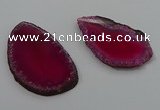 NGP4259 35*50mm - 45*80mm freefrom agate pendants wholesale