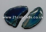 NGP4260 35*50mm - 45*80mm freefrom agate pendants wholesale