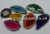 NGP4264 35*50mm - 45*80mm freefrom agate pendants wholesale