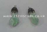 NGP4291 10*30mm - 15*45mmmm nuggets plated quartz pendants