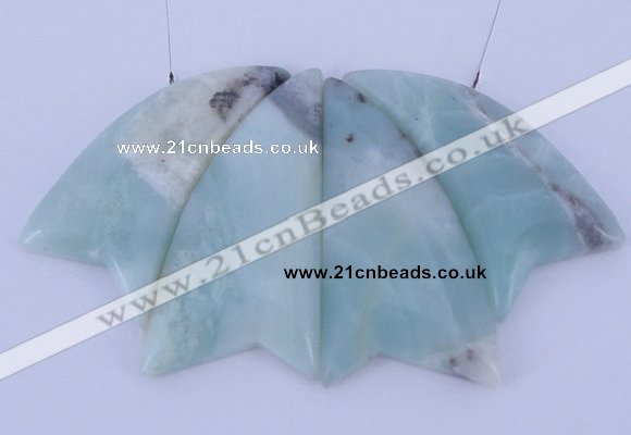 NGP44 Fashion amazonite gemstone pendants set jewelry wholesale