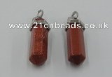 NGP5006 8*30mm sticks goldstone pendants wholesale