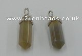 NGP5011 8*30mm sticks agate gemstone pendants wholesale