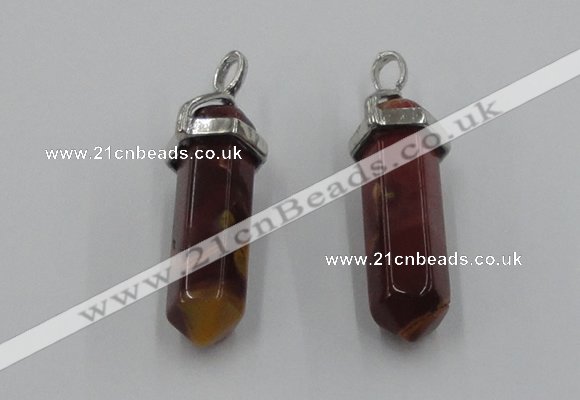 NGP5015 8*30mm sticks mookaite gemstone pendants wholesale