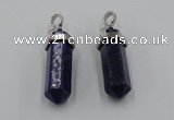 NGP5019 8*30mm sticks lapis lazuli gemstone pendants wholesale