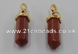 NGP5031 8*30mm sticks goldstone pendants wholesale