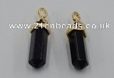 NGP5032 8*30mm sticks blue goldstone pendants wholesale