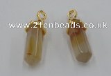 NGP5036 8*30mm sticks agate gemstone pendants wholesale